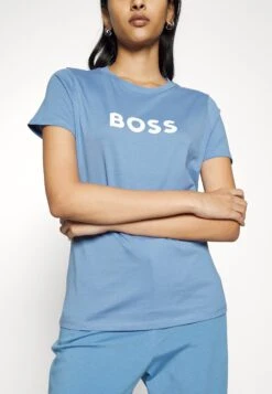 Boss T-Shirt Imprimé - Open Blue -Stradivarius Soldes 0183849062524f81b81c1d0b5092cdc3