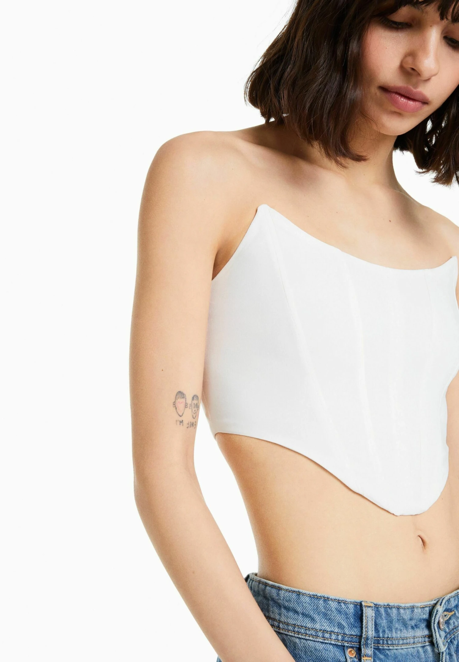 BERSHKA Bengaline - Débardeur - White 6 BERSHKA Bengaline - Débardeur - White – Image 4