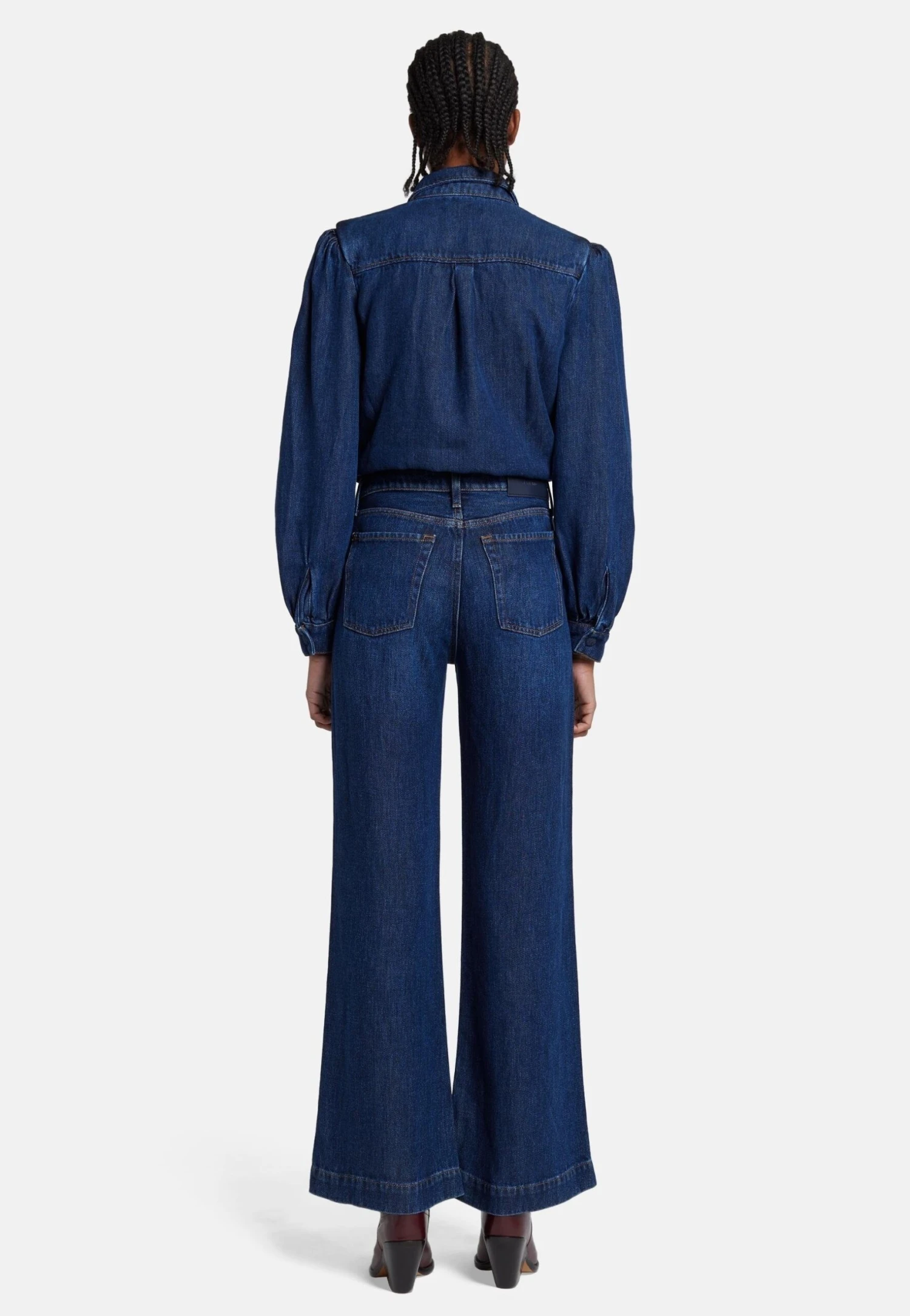 7 For All Mankind Modern Dojo Tailorless - Jean Flare - Dark Blue 5 7 For All Mankind Modern Dojo Tailorless - Jean Flare - Dark Blue – Image 3