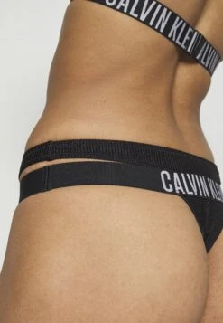Calvin Klein Swimwear Thong Brazilian - Bas De Bikini - Black -Stradivarius Soldes 049440ef612e474390f368d379fd9356