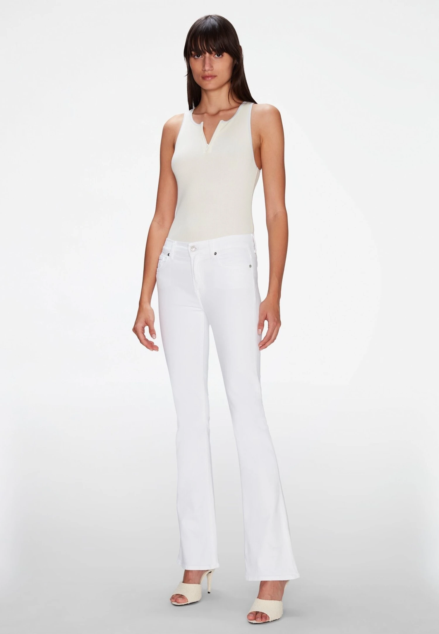 7 For All Mankind Jean Bootcut - White 7 7 For All Mankind Jean Bootcut - White – Image 5