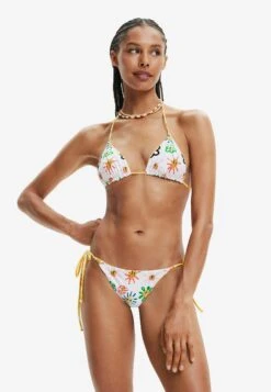 Desigual Reversible Triangle Bikini - Haut De Bikini - Multicoloured