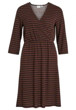 Vila 3/4 Arm - Robe En Jersey - Black -Stradivarius Soldes 086e9e202fc545bb93fc5bae687169e3