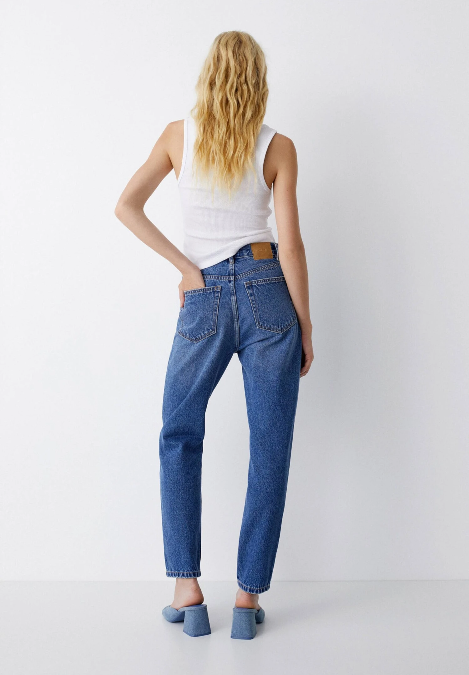 PULL & BEAR Jean Droit - Dark Blue 10 PULL & BEAR Jean Droit - Dark Blue – Image 8