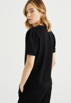 WE FASHION T-Shirt Basique - Schwarz 9 WE FASHION T-Shirt Basique - Schwarz -Stradivarius Soldes 0c9e2c3462764c98a0795316d8bd930b