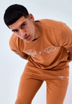 T-Shirt Imprimé - Camel -Stradivarius Soldes 0e5bcc4bca824ea9a1097c4dd77cd4f1