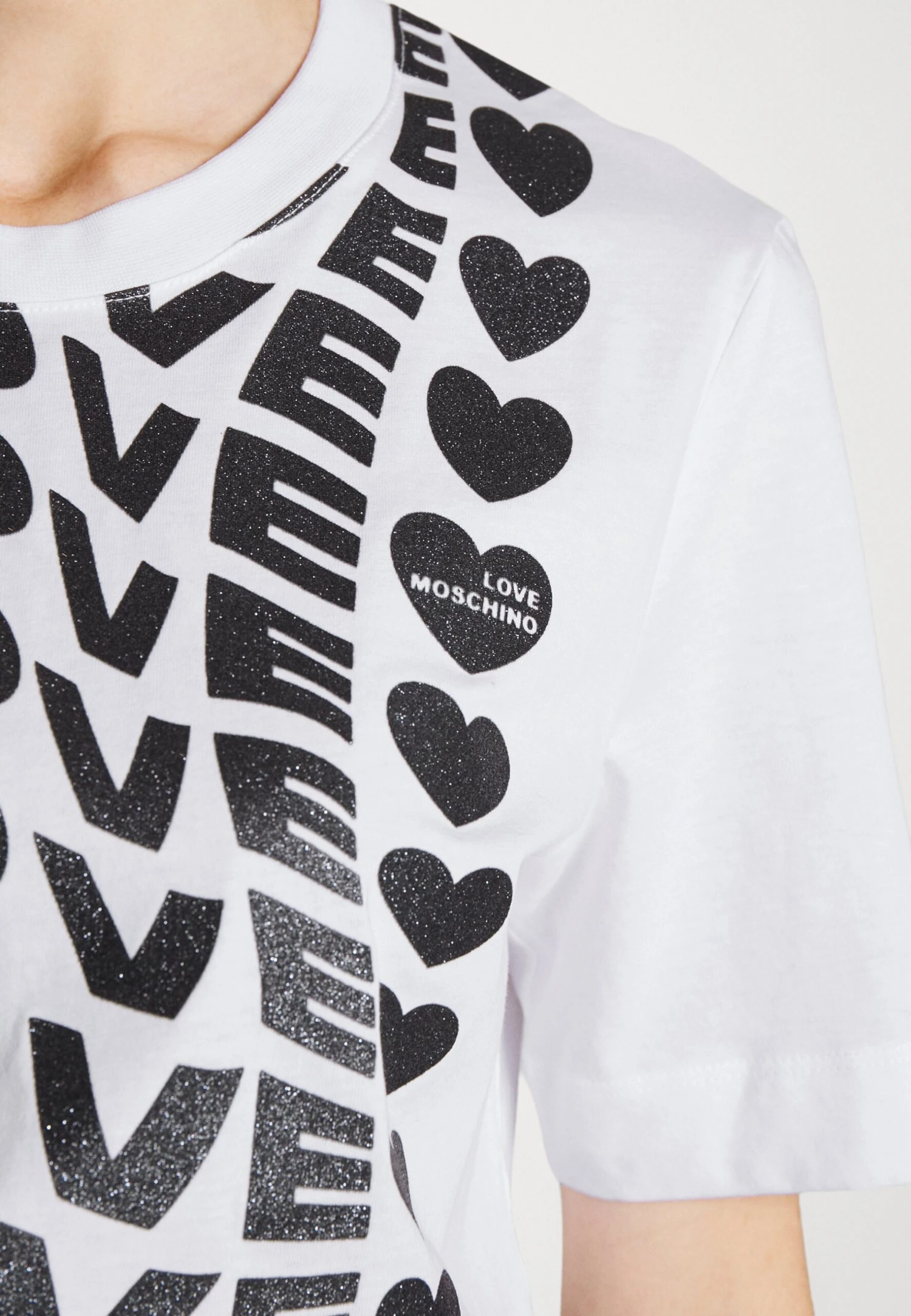 LOVE MOSCHINO T-Shirt Imprimé - White 9 LOVE MOSCHINO T-Shirt Imprimé - White – Image 7