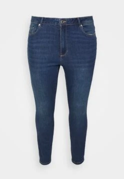 Vero Moda Curve Jeans Skinny - Dark Blue Denim -Stradivarius Soldes 118eca0eaec8458cac068c6af1c163f5