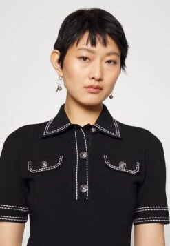 MICHAEL Michael Kors Eco Pop Button - Robe Pull - Black 11 MICHAEL Michael Kors Eco Pop Button - Robe Pull - Black -Stradivarius Soldes 131ca5232adc4cdd8300d0f51a3f9f08