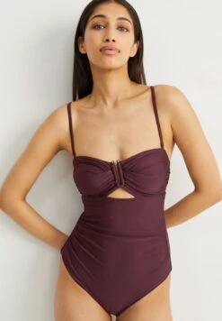 Maillot De Bain - Dark Red