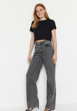 Trendyol Gewoontjes - Jean Flare - Grey