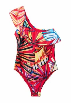 Desigual Asymmetric Strap Swimsuit - Maillot De Bain - Orange 9 Desigual Asymmetric Strap Swimsuit - Maillot De Bain - Orange -Stradivarius Soldes 156840e975264b359231976482599a4b