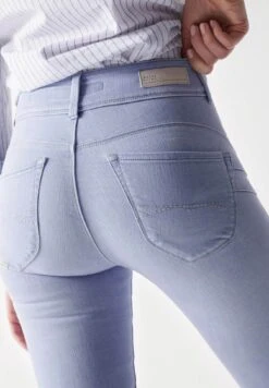 Secret Push In - Jeans Skinny - Blau -Stradivarius Soldes 17ddbe99215543c18a79e3f84f0d661d