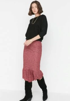 Trendyol Jupe Crayon - Purple -Stradivarius Soldes 1d0e278515f64534845eececdec59197