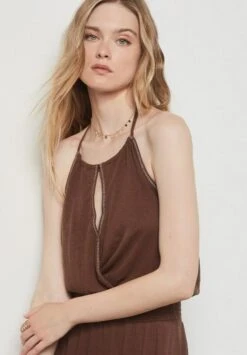 ETAM Ayda - Robe De Jour - Marron -Stradivarius Soldes 1d671bfc018846998bea5f57572daf02