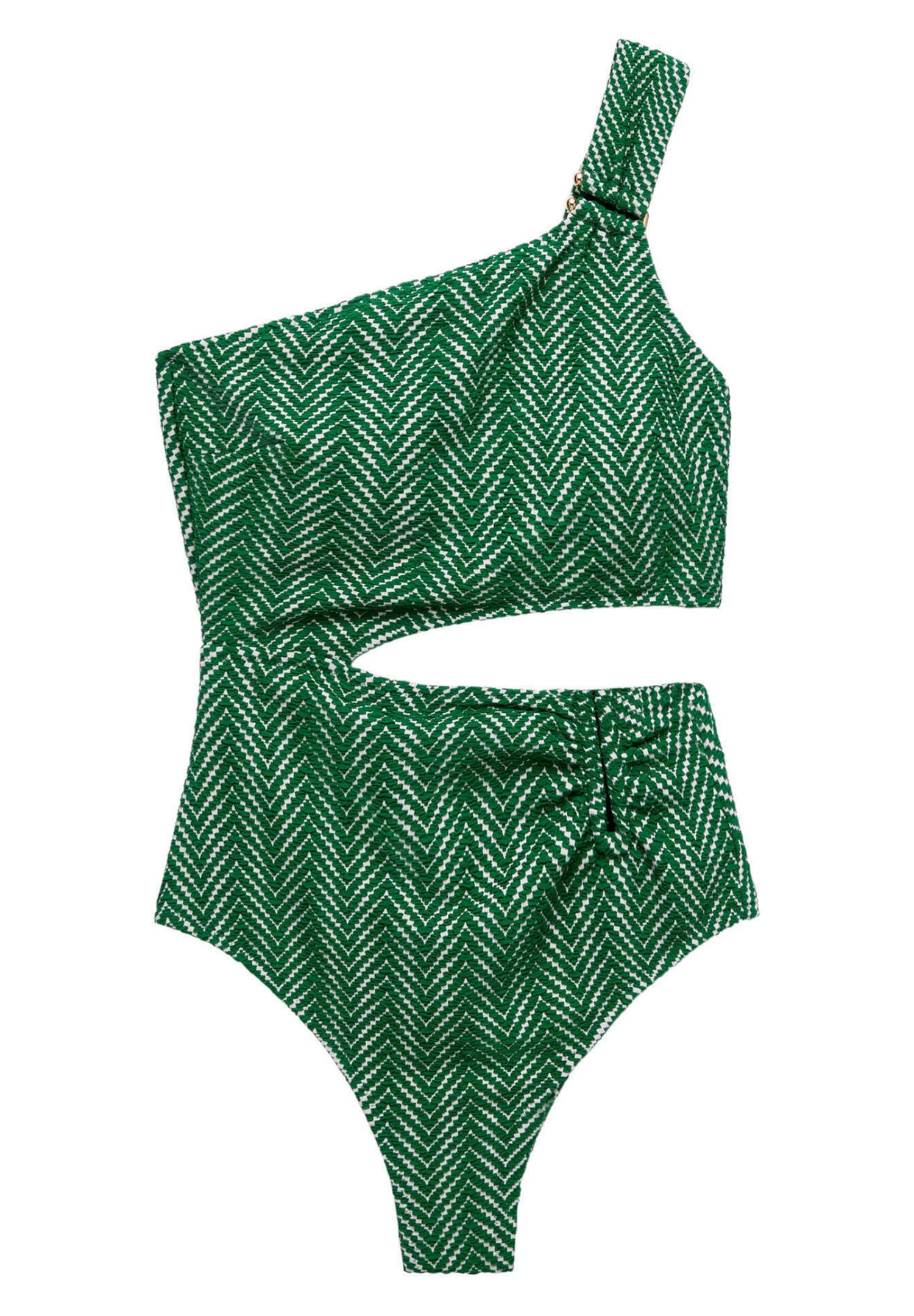 Oysho Asymmetric - Maillot De Bain - Neon Green 9 Oysho Asymmetric - Maillot De Bain - Neon Green – Image 7