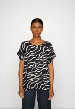 Kaffe Somia Stanley - T-Shirt Imprimé - Black