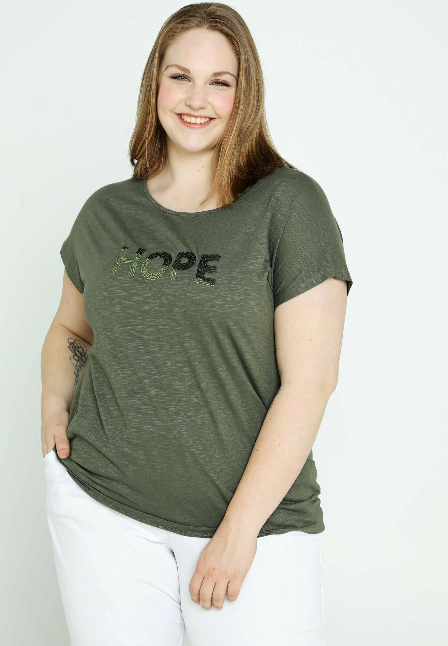 Hope - T-Shirt Imprimé - Khaki 3 Hope - T-Shirt Imprimé - Khaki