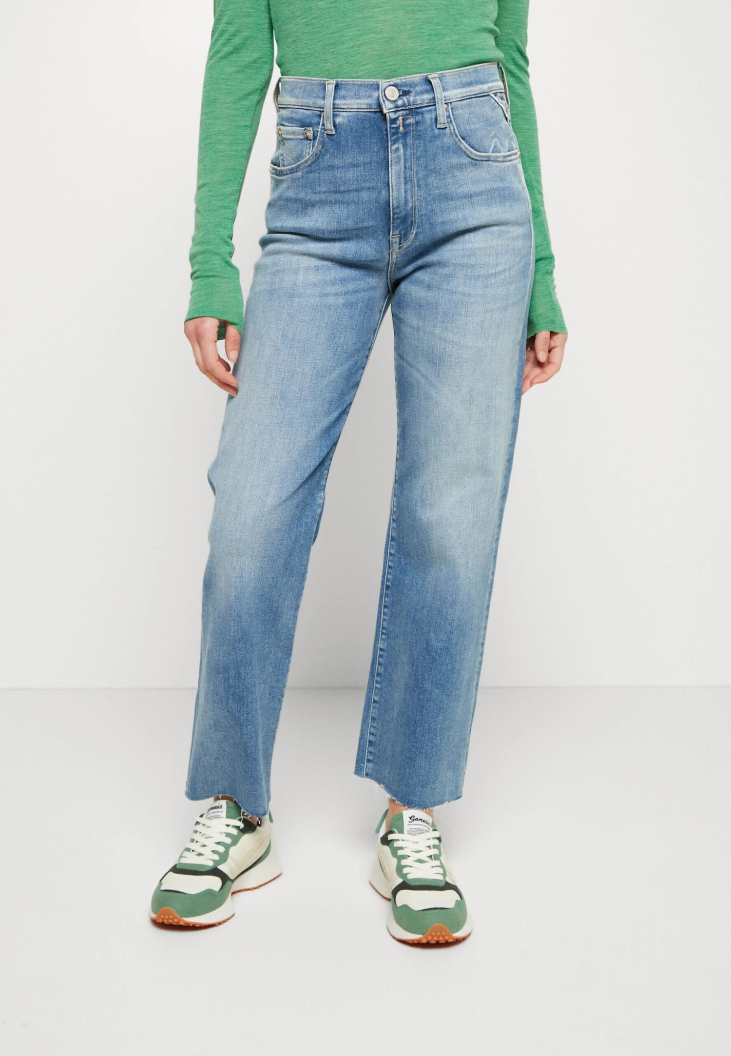 Replay Reyne Pants - Jean Droit - Medium Blue 3 Replay Reyne Pants - Jean Droit - Medium Blue