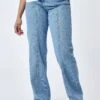 Ample Multi Couture - Jean Droit - Bleu -Stradivarius Soldes 2a12e54508fd48fc8fcc43f772f7dbc0