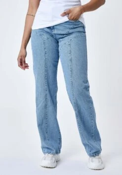 Ample Multi Couture - Jean Droit - Bleu