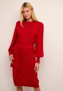 Kaffe Kajess - Robe Pull - Haute Red