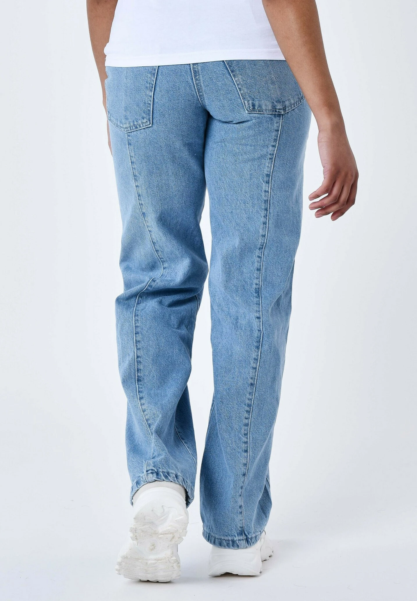 Ample Multi Couture - Jean Droit - Bleu 5 Ample Multi Couture - Jean Droit - Bleu – Image 3