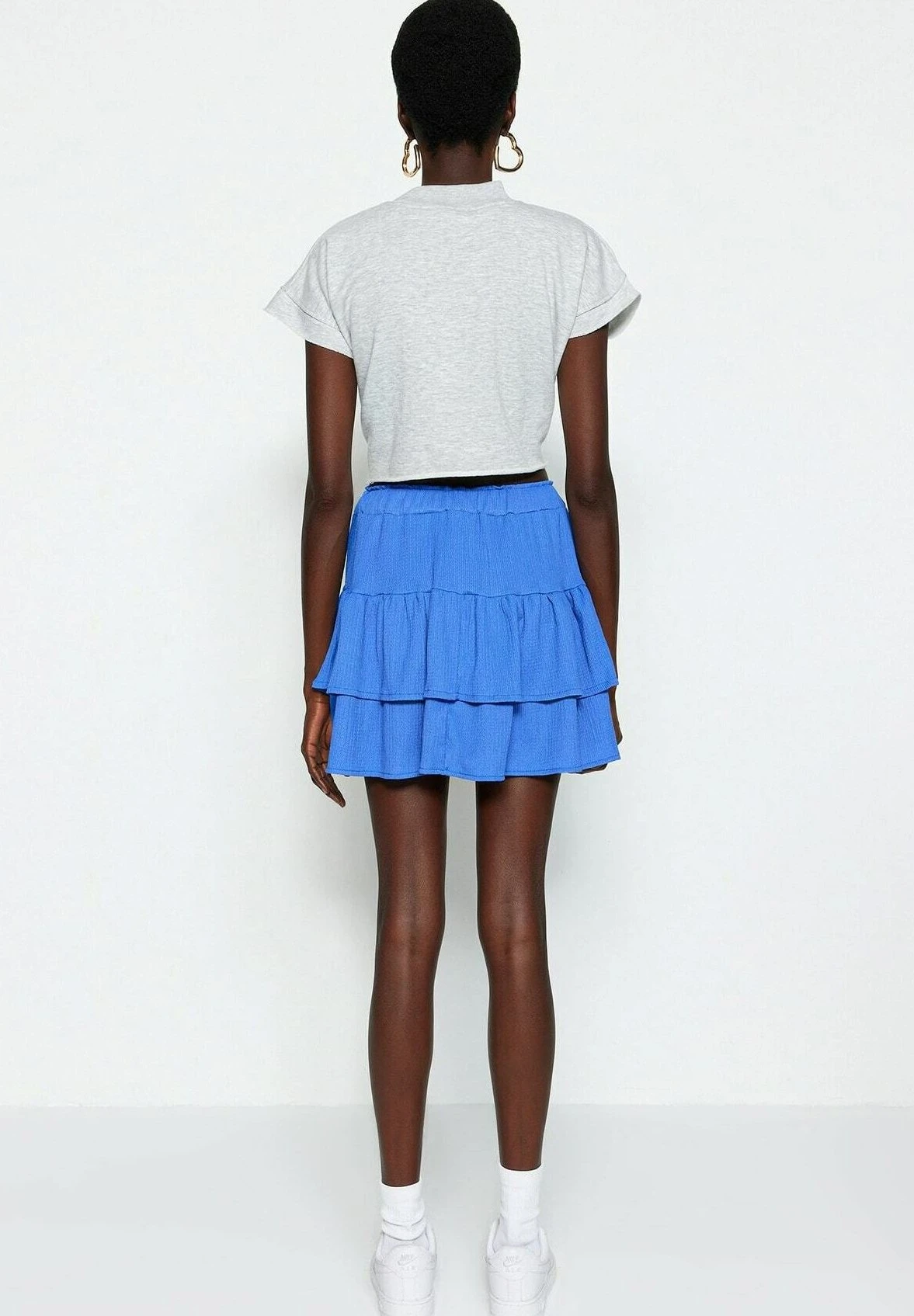 Trendyol Jupe Trapèze - Blue 5 Trendyol Jupe Trapèze - Blue – Image 3