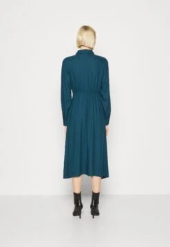 Pieces Pcnova Midi Dress - Robe Chemise - Reflecting Pond -Stradivarius Soldes 2e7129600fbd472f97216cb65330e3fd