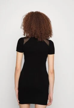 Even&Odd Robe En Jersey - Black -Stradivarius Soldes 2ebaf9acd0604f588ff7cf458859b9aa