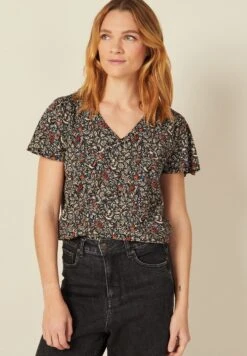 Umweltfreundliches - T-Shirt Imprimé - Noir -Stradivarius Soldes 2ee0dd386382454aa38e3e05e2935b31