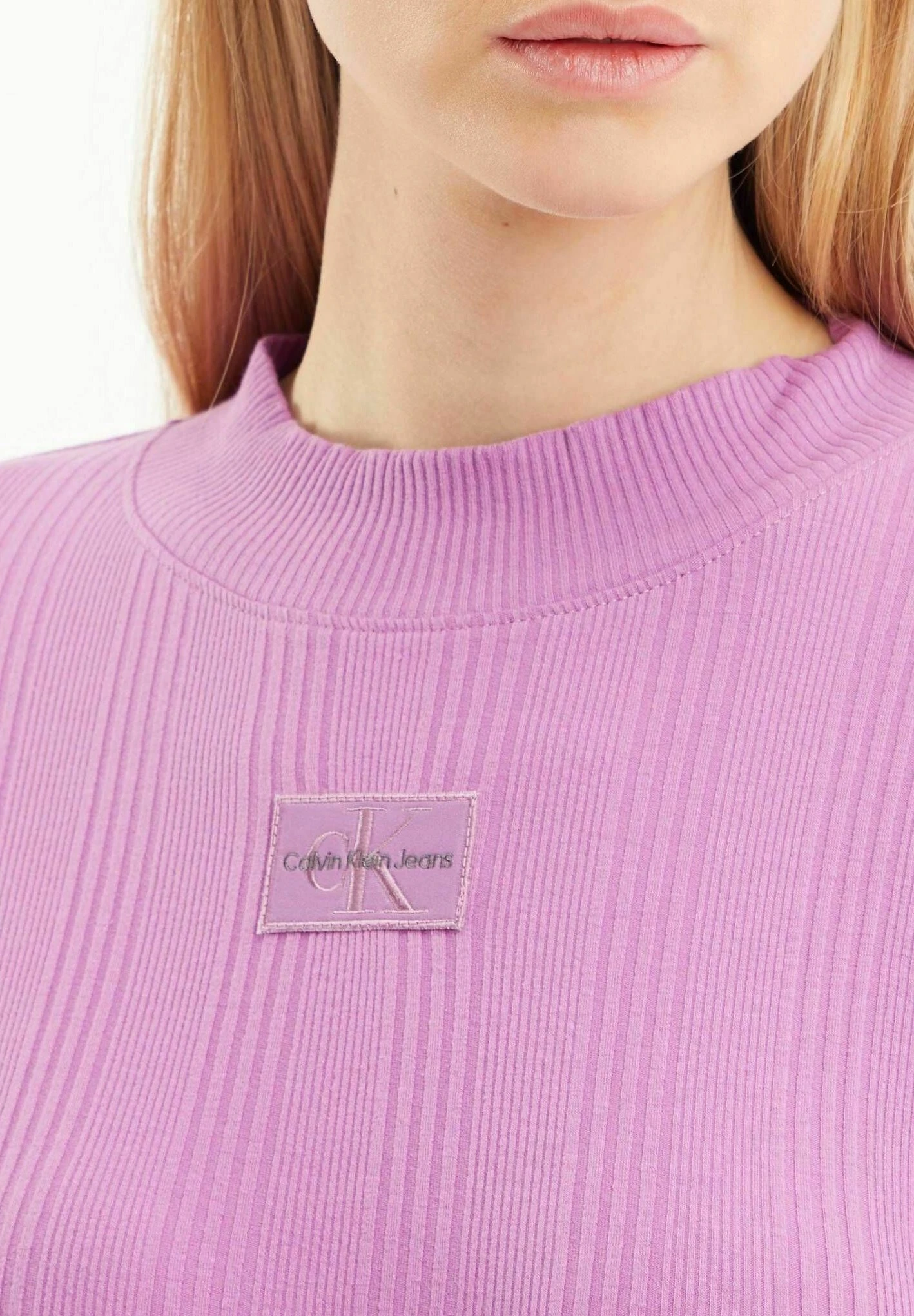 Calvin Klein Jeans Badge - T-Shirt À Manches Longues - Pink 5 Calvin Klein Jeans Badge - T-Shirt À Manches Longues - Pink – Image 3