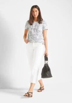 Capri-Komfort-Stretch 2Er Pack - Jean Flare - Blue