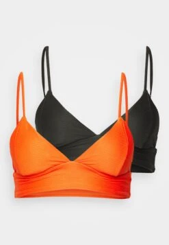 ONLY Onlbobby Life 2 Pack - Haut De Bikini - Cherry Tomato/Black -Stradivarius Soldes 316724a4454a40dbafd8f24c3c7d45a3