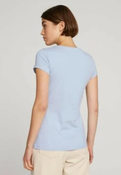 TOM TAILOR Denim T-Shirt Imprimé - Light Blue White -Stradivarius Soldes 342ad6992d4844b8a3b5c4a08ae97e34