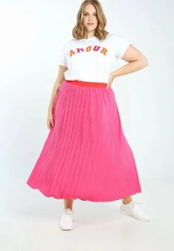 Langer, Unifarbener Mit Farbigem Gürtel - Jupe Plissée - Fushia 10 Langer, Unifarbener Mit Farbigem Gürtel - Jupe Plissée - Fushia -Stradivarius Soldes 3470d8ff41064199beec4ea3beb2cfee