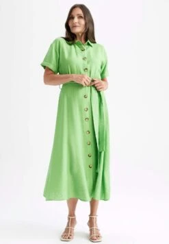 Defacto - Robe Chemise - Green