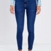 Mit Hoher Taille - Jeans Skinny - Denim Brut -Stradivarius Soldes 35991d1943d34db49f4a230e785c502f