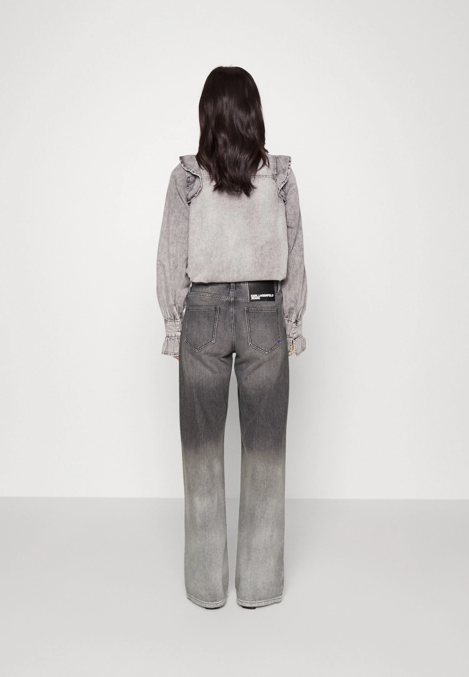 Karl Lagerfeld Jeans Relaxed - Jean Bootcut - Black Ombre 5 Karl Lagerfeld Jeans Relaxed - Jean Bootcut - Black Ombre – Image 3