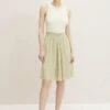 Tom Tailor Jupe Trapèze - Green Offwhite Leaf Design -Stradivarius Soldes 3819ff208686452499d52eb3382de82a