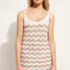 Calzedonia Dress - Accessoire De Plage - White Light Beige