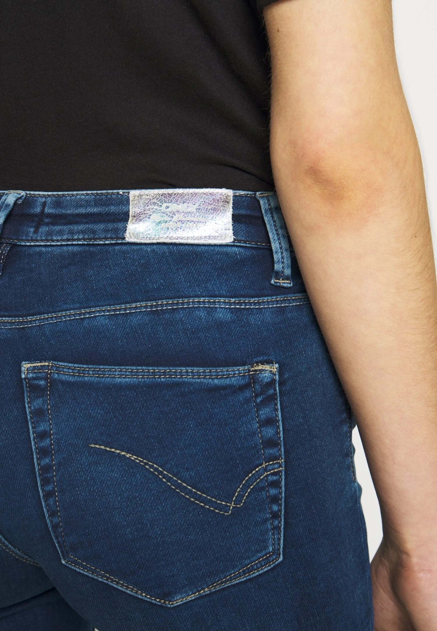 ONLY Onlcarmen Jog - Jeans Skinny - Dark Blue Denim 6 ONLY Onlcarmen Jog - Jeans Skinny - Dark Blue Denim – Image 4