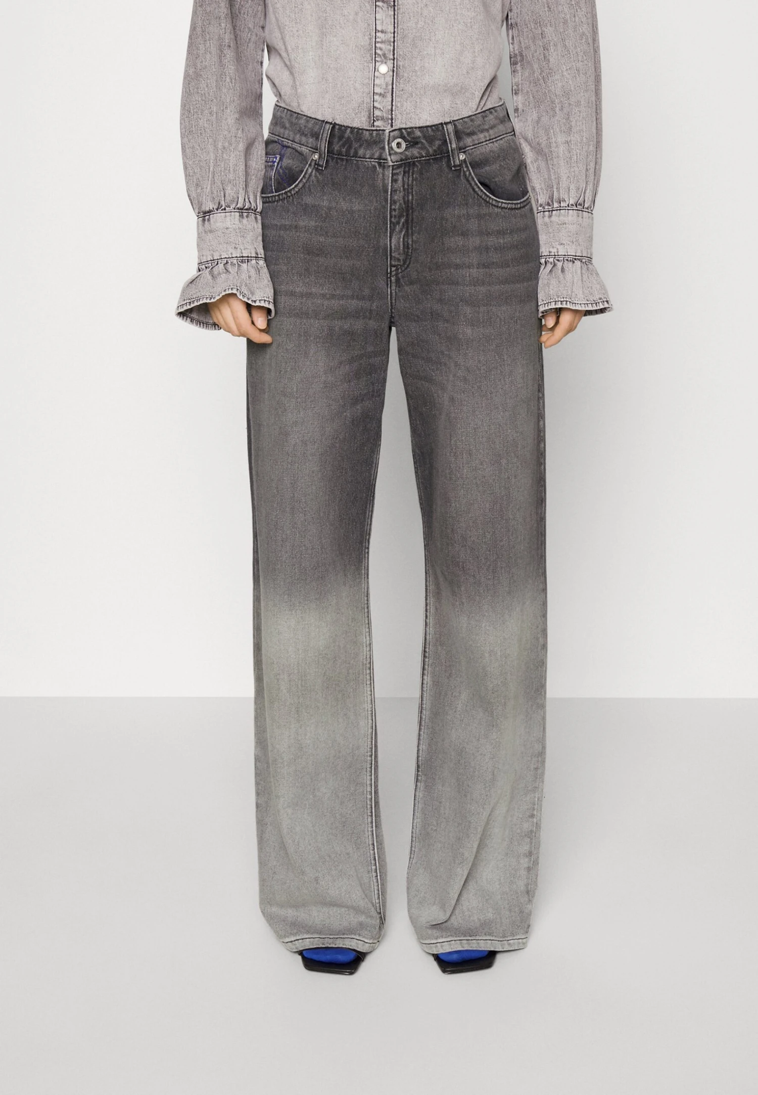 Karl Lagerfeld Jeans Relaxed - Jean Bootcut - Black Ombre 3 Karl Lagerfeld Jeans Relaxed - Jean Bootcut - Black Ombre