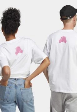 ADIDAS PERFORMANCE Graphic - T-Shirt Imprimé - White