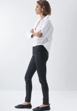 Push Up - Jeans Skinny - Black -Stradivarius Soldes 46bbda3d48c545cbb755cfa9acbc93b7