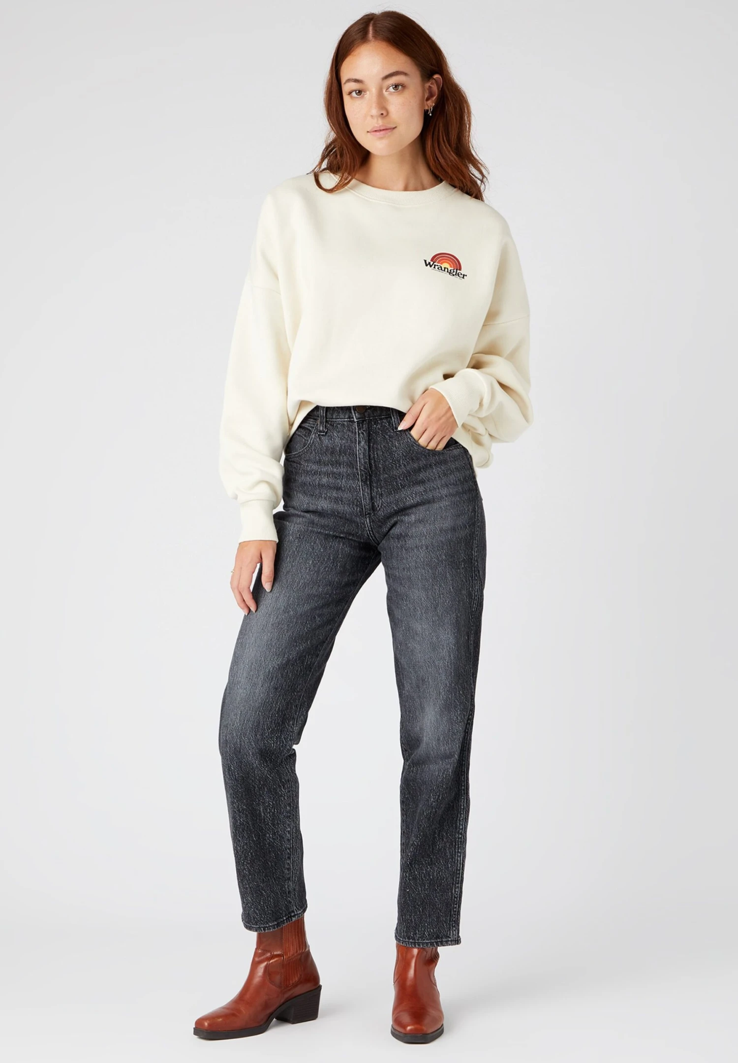 Wrangler Wild West - Jean Droit - Granite 4 Wrangler Wild West - Jean Droit - Granite – Image 2