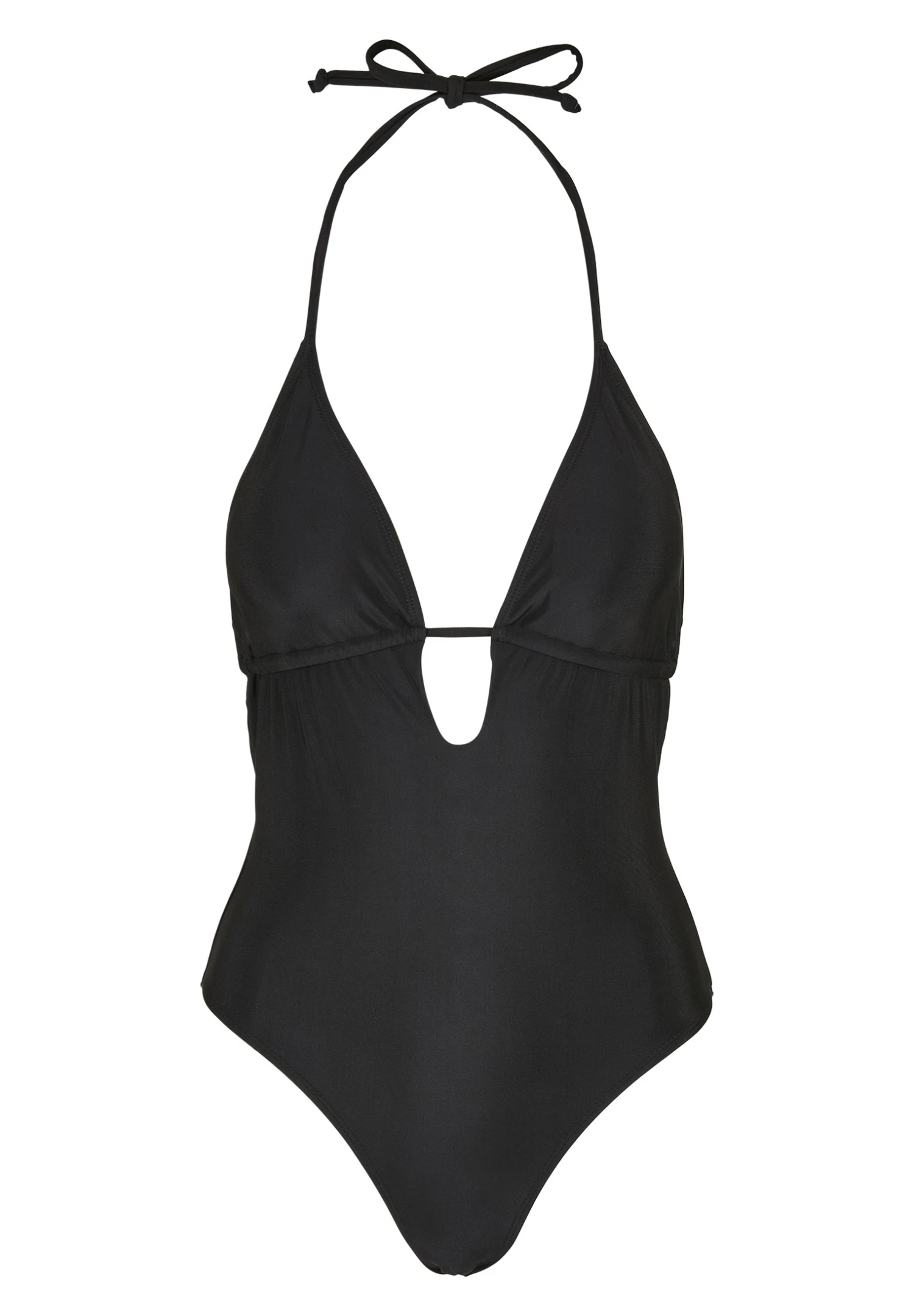 URBAN CLASSICS Ladies Recycled Triangle Swimsuit - Maillot De Bain - Black 8 URBAN CLASSICS Ladies Recycled Triangle Swimsuit - Maillot De Bain - Black – Image 6