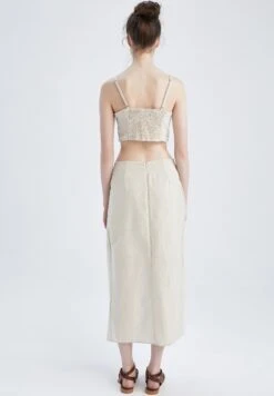 DeFacto Jupe Trapèze - Beige -Stradivarius Soldes 532abe73f63c42389e549172f7679371