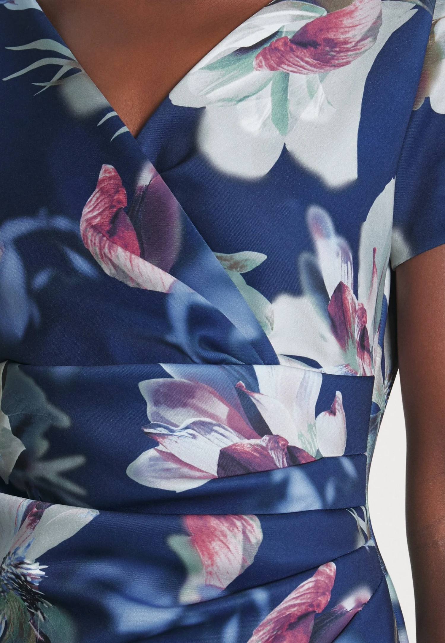 SWING Mit Blumendruck - Robe En Jersey - Navy/Multi-Coloured 8 SWING Mit Blumendruck - Robe En Jersey - Navy/Multi-Coloured – Image 6