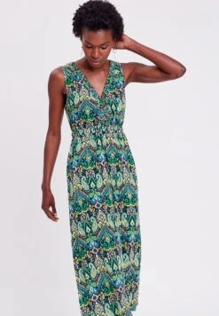 Ausgestelltes Mit V-Aussch - Robe De Jour - Noir